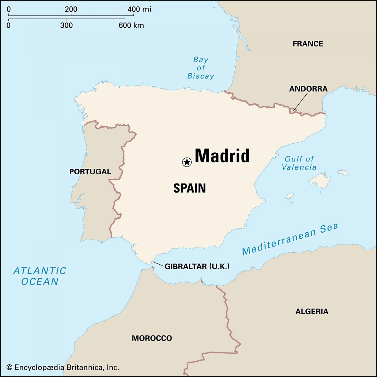 Mappa della capitale della Spagna