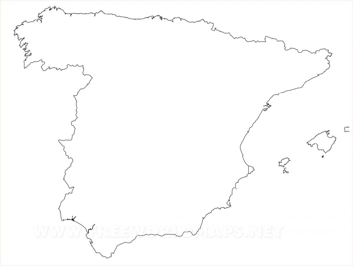 Vuoto Spagna mappa